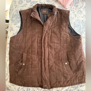 Tasso Elba Chocolate Quilted Vest